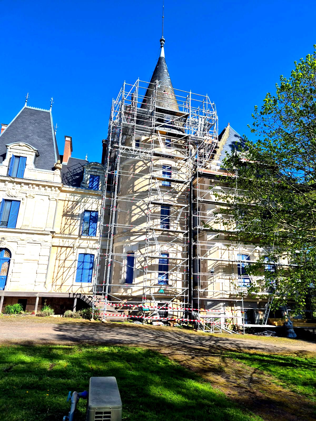 Rénovation toiture château
